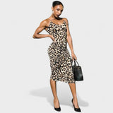 Céline - Tailored Leopard Print Dress