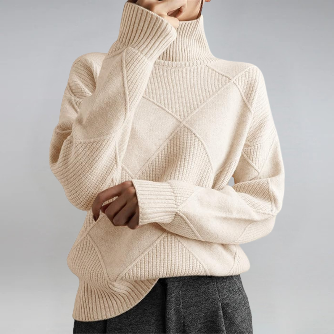 Sophia™ | Luxe Cashmere Turtleneck Sweater