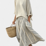 Inès - Chic Linen Ensemble