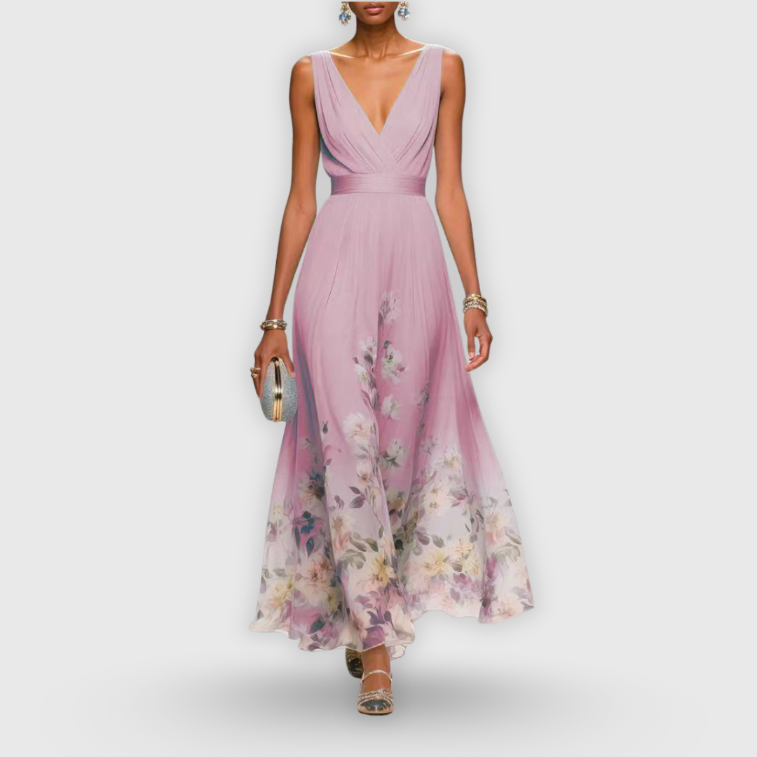 Concepta - Chic Summer Dress - Charlotte & Willow, front