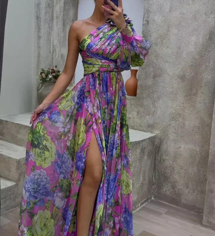 Aingeal - Graceful A-Line Dress - Charlotte & Willow, front