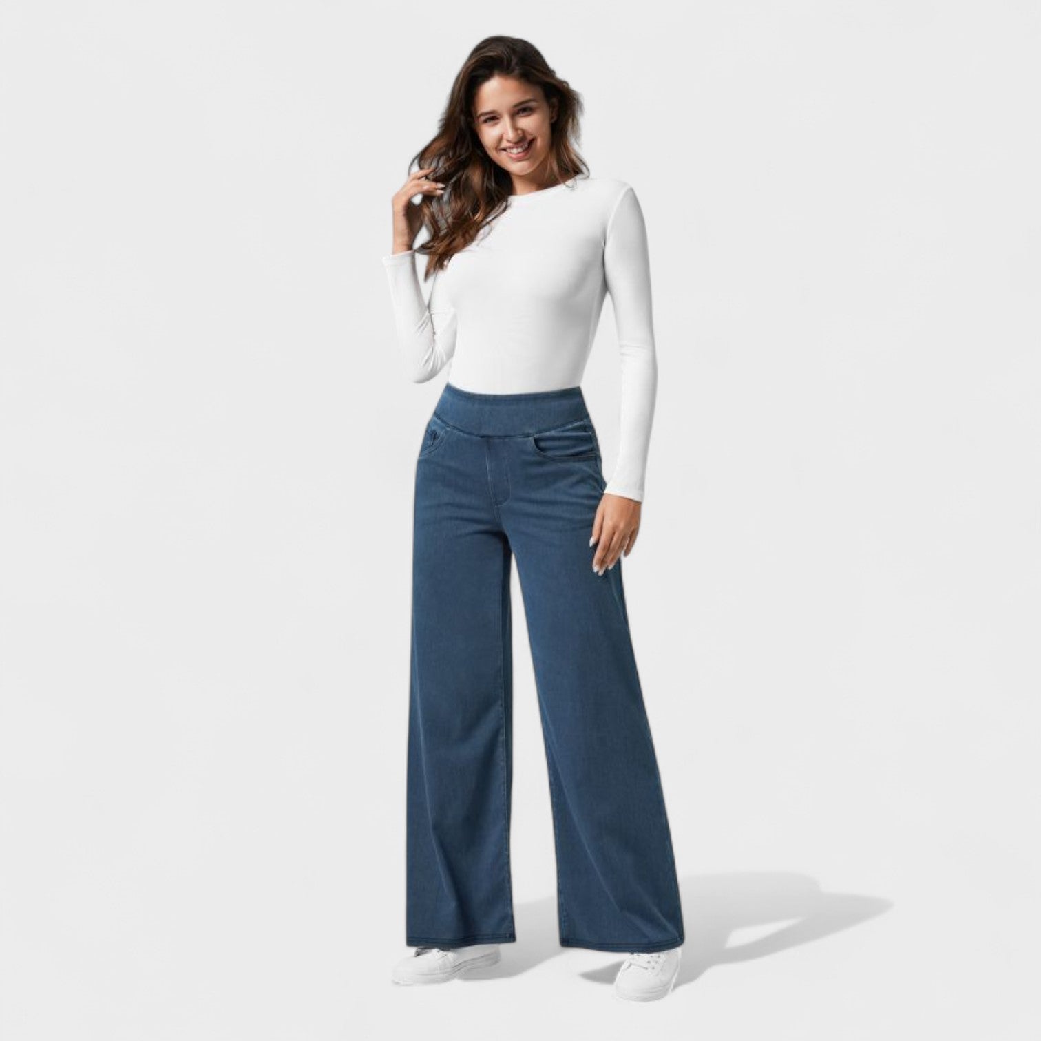 Éilis - Relaxed Fit Wide Leg Jeans - Charlotte & Willow