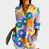 Grania - Floral Pastel Garden Blouse