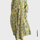 Anaïs - Lemon Midi Dress