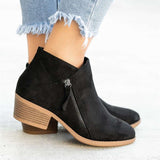 Justine - Chic Suede Ankle Boots