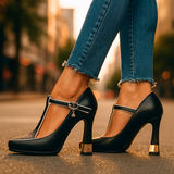 Margaux - T-Strap High Heels