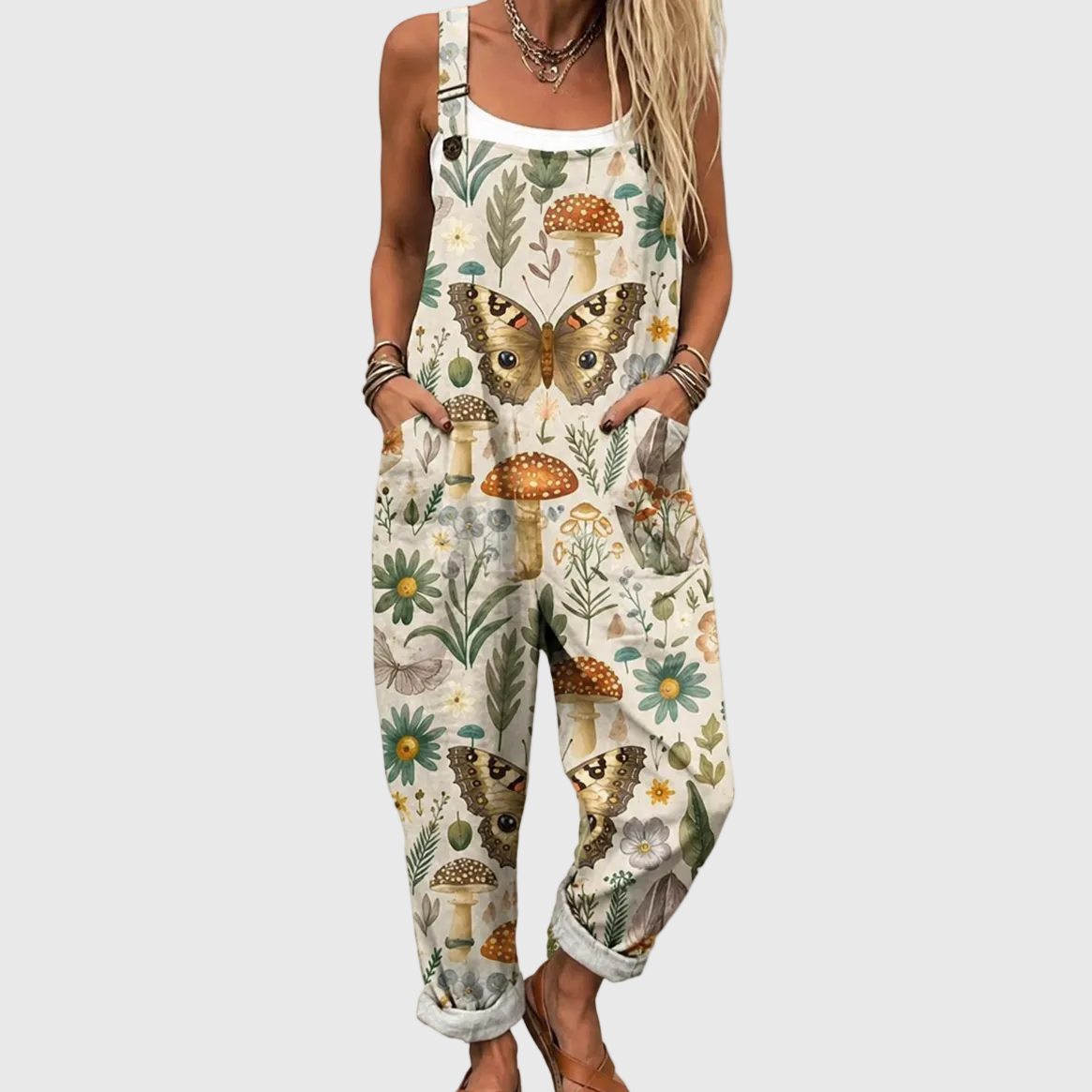 Botanical Butterfly Jumpsuit - Charlotte & Willow