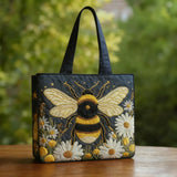 Bolso Artesanal con Margaritas y Estrellas
