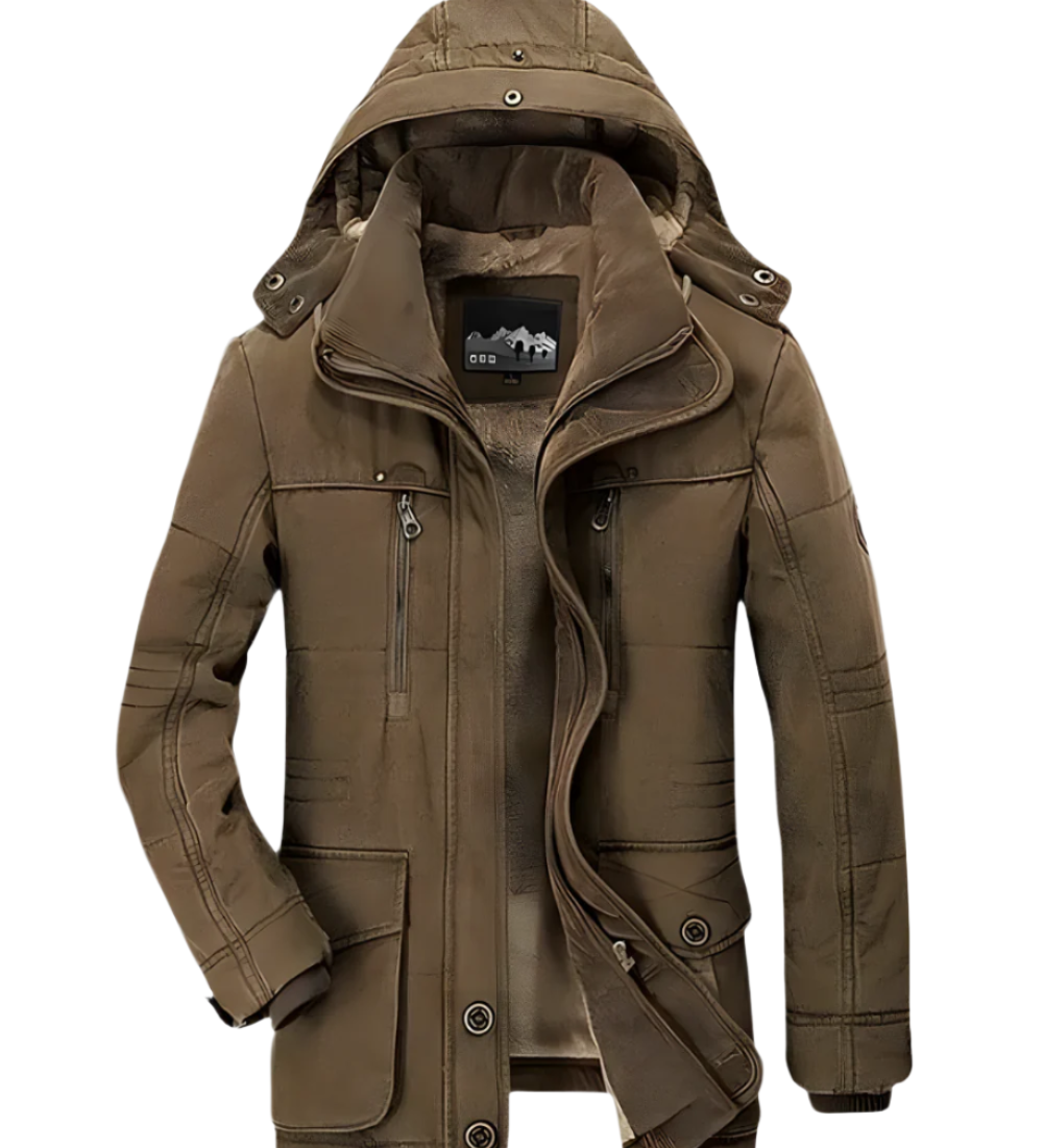 Cian Chic Quilted Outerwear - Charlotte & Willow, detail