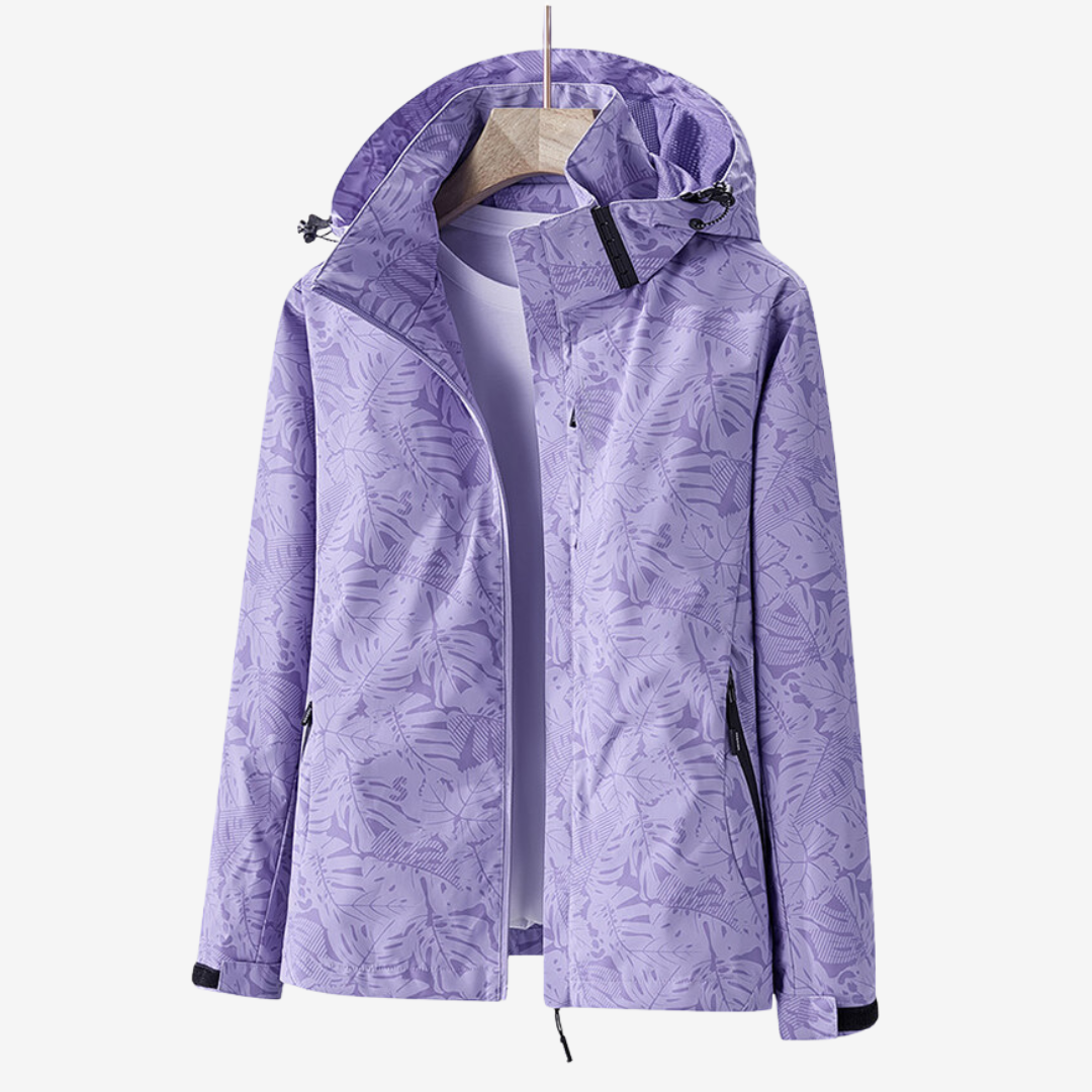 Sarah - Ultralight Waterproof Rain Jacket - Charlotte & Willow, styled look