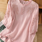 Clara - Stylish Cotton Blouse