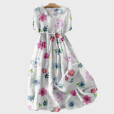 Margot - Elegant Floral Maxi Dress