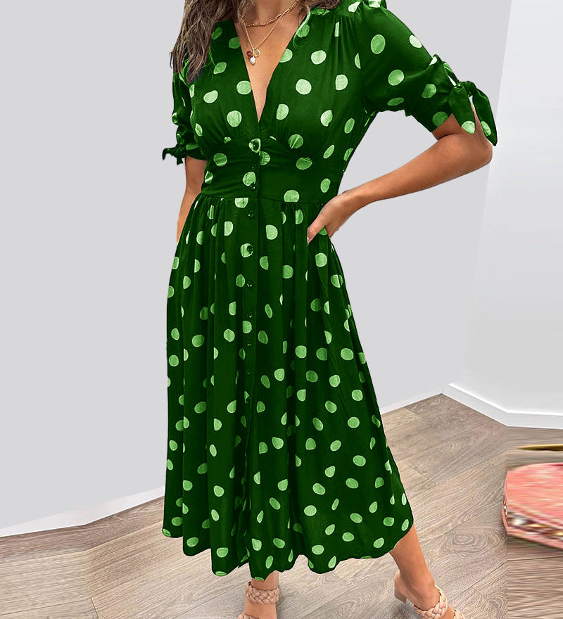Éabha - Chic Polka Dot Dress