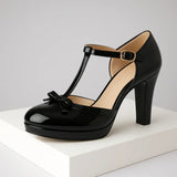 Clara - Chic Leather High Heels