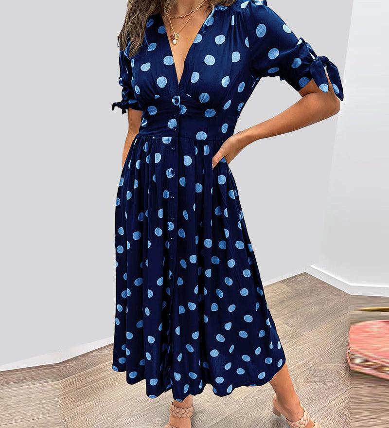 Tara - Chic Polka Dot Dress