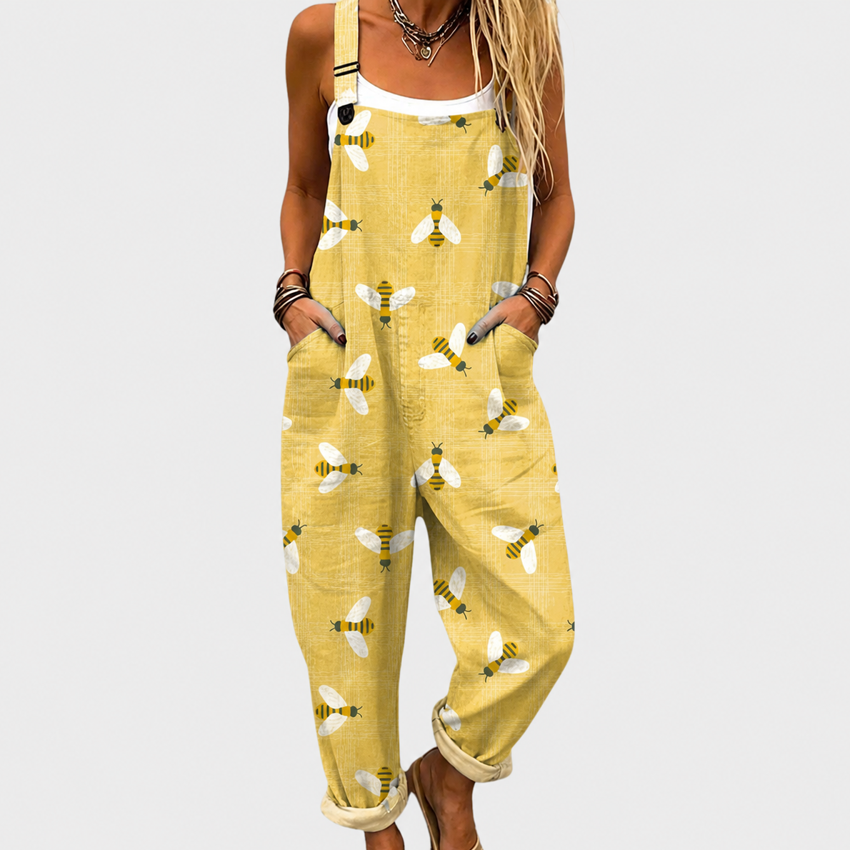 Freedom Print Dungarees - Charlotte & Willow