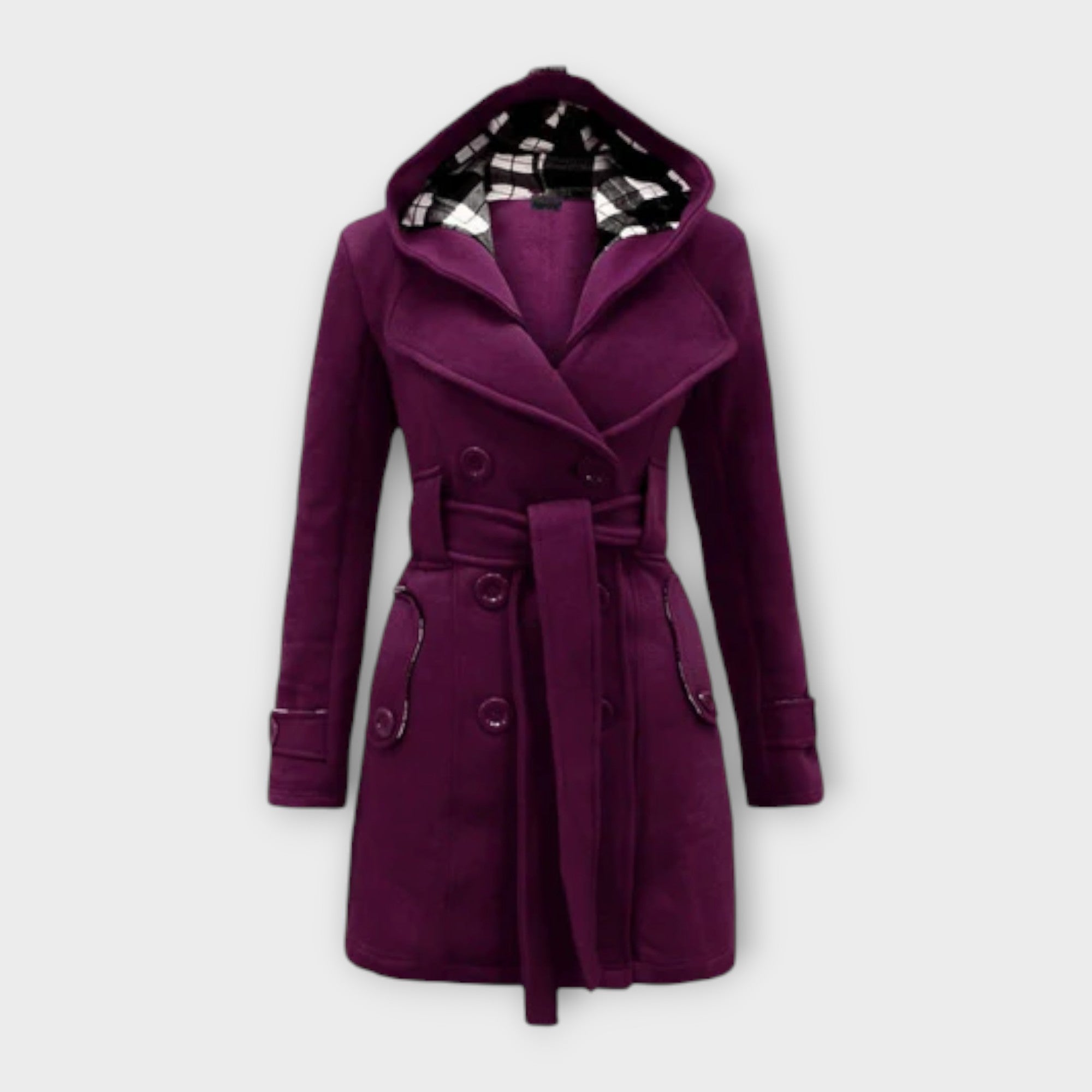 Gaëlle - Chic Fall Overcoat - Charlotte & Willow, product photo 8
