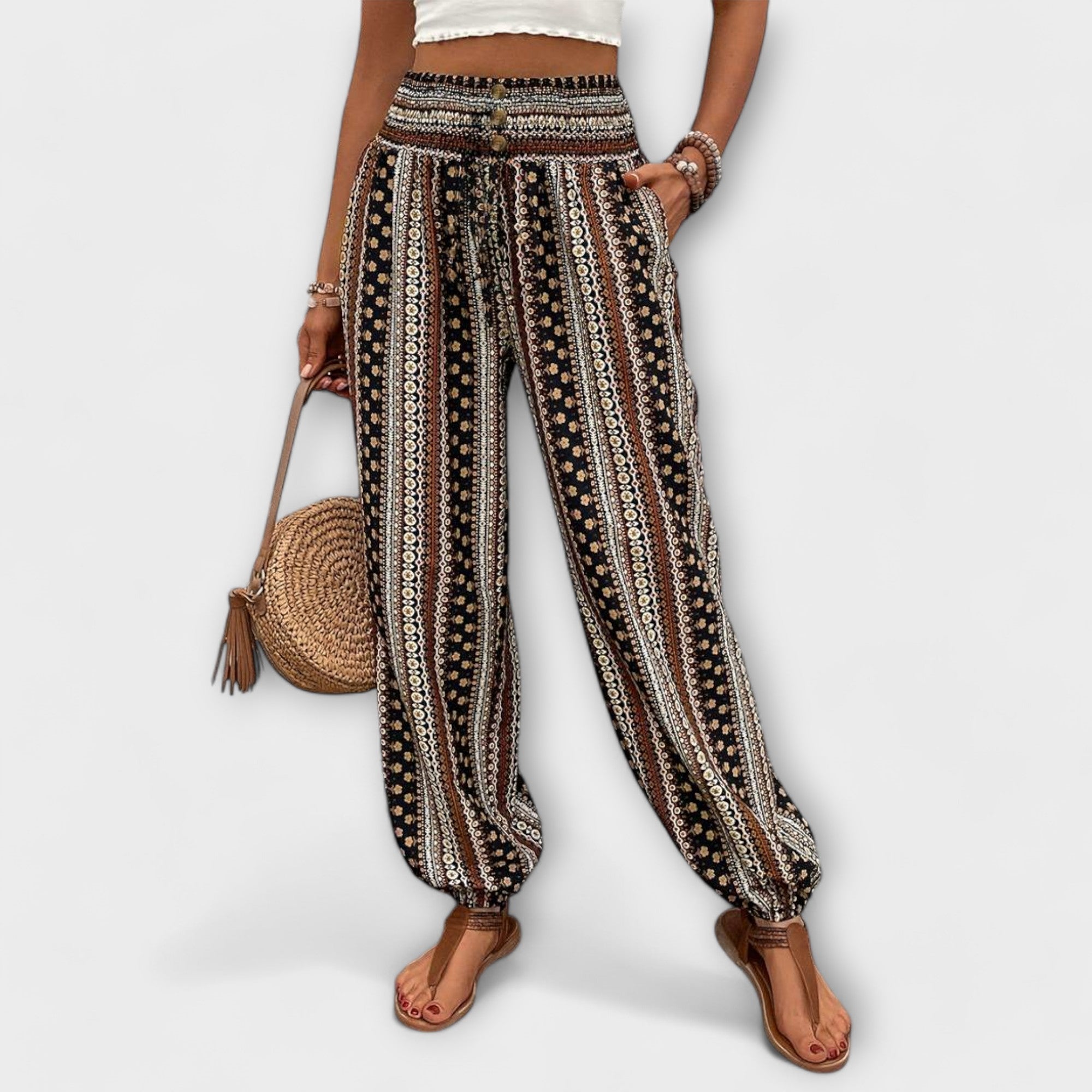 Maeve - Chic Ethnic Trousers - Charlotte & Willow