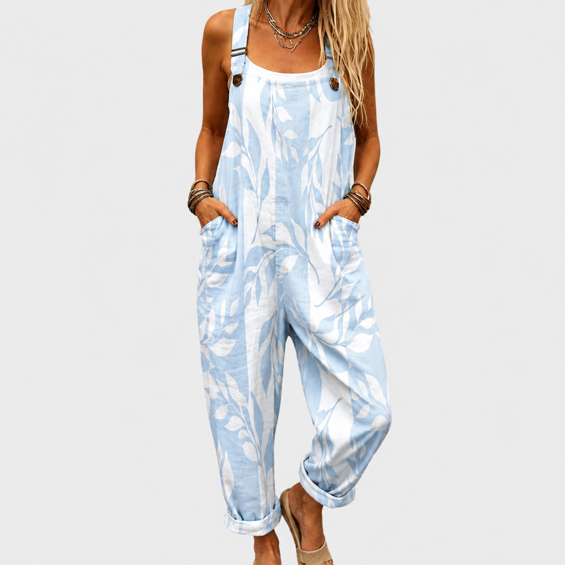 Playful Graphic Dungarees - Charlotte & Willow
