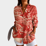 Eabha - Coastal Sunset Blossom Blouse