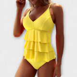 Claire - Chic Ruffled Swimwear