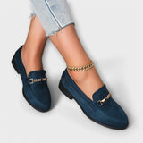 Inès - Chic Flannel Moccasins