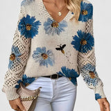 Madis | Elegant Floral Sweater