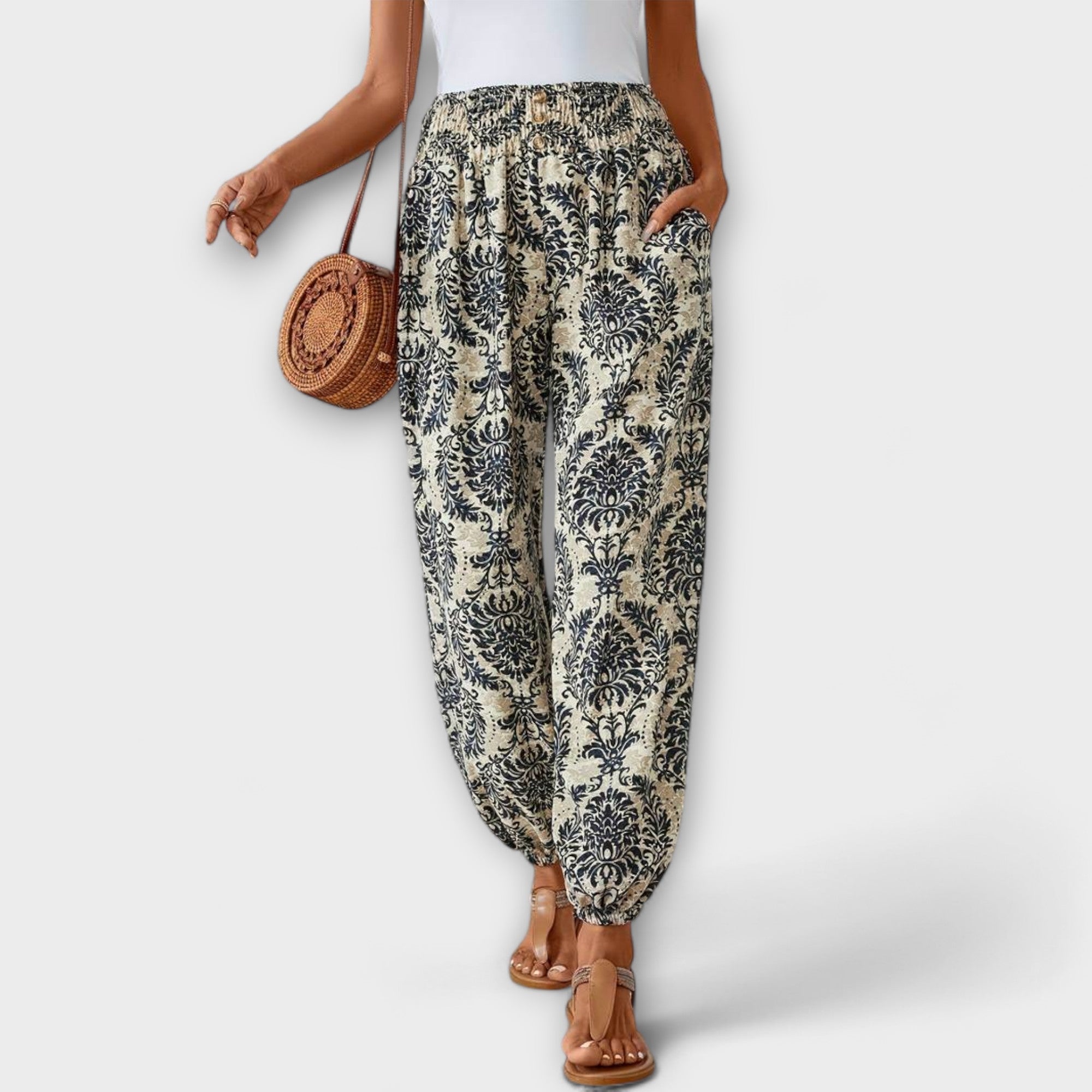 Maeve - Chic Ethnic Trousers - Charlotte & Willow, product photo 9