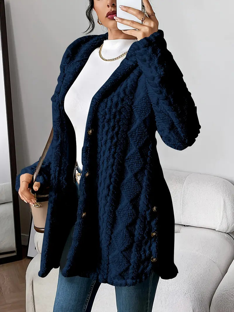 Anaïs - Manteau Capuche Peluche