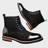 Élodie - Chic Leather Ankle Boots