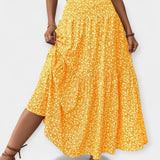 Inès - Stretchy Floral Skirt