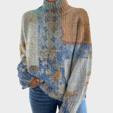 Clara - Cozy High Neck Knit Sweater
