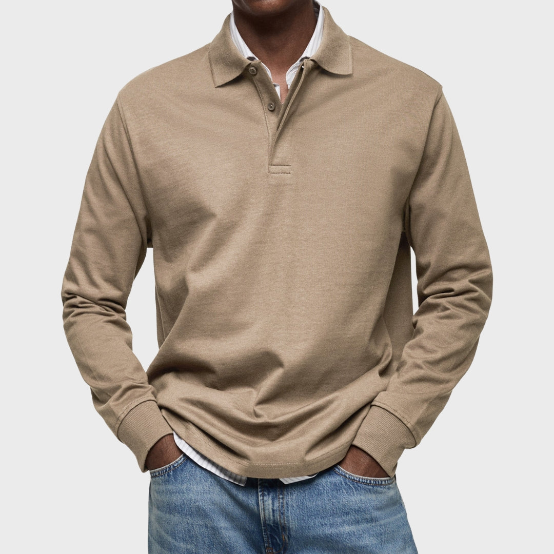 Tadhg Sophisticated Chic Polo - Charlotte & Willow, front view