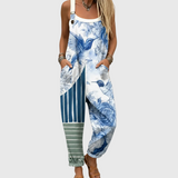 Azur Garden Dungarees - Charlotte & Willow