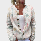 Claire - Chic Floral Knit Cardigan