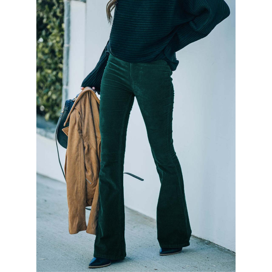 Isolde | Corduroy Flare Pants