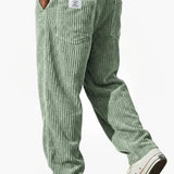 Faren - Textured Drawstring Trousers