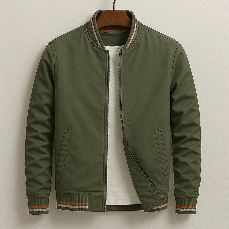 Fionn Chic Bomber Jacket - Charlotte & Willow, side view