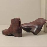 Felicia | Luxury Low-Heel Ankle Boots
