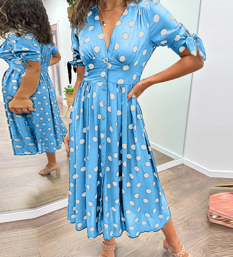Tara - Chic Polka Dot Dress