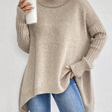 Isla - Oversized Turtleneck Sweater