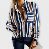 Clara - Breezy Striped Blouse