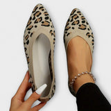 Justine - Leopard-Patterned Ballet Flats
