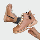 Amélie - Black Athletic Ankle Boots