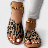 Anaïs - Two-Tone Leopard Print Sandals