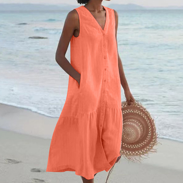 Aoibheann - Sophisticated V-Neck Dress - Charlotte & Willow, styled look