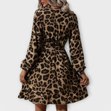 Zoé - Chic Leopard Print Dress