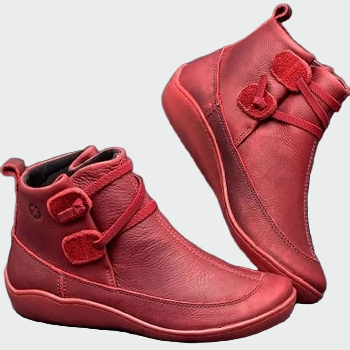 Niamh - Luxurious Soft Ankle Booties - Charlotte & Willow, front
