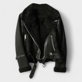 Maëlle - Suede Aviator Jacket