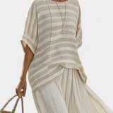 Anaïs - Striped Linen Ensemble